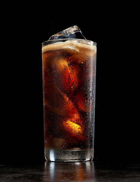 Simple stock beverage on a dark background